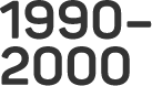 1990 bis 2000